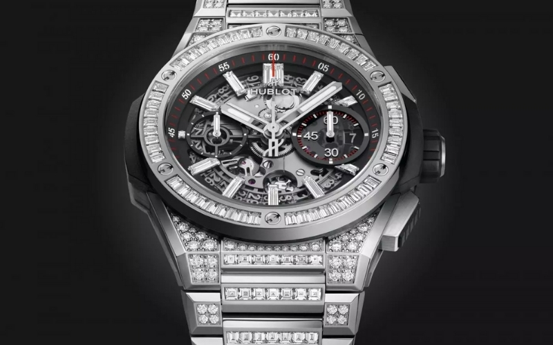 Hublot INTEGRAL TITANIUM PAVÉ